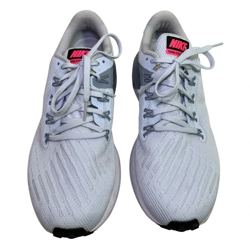 Nike Air Zoom Structure 22 Running Shoes Womens 9.5 Grey Pink AA1640-402